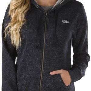Vans zip hoodie navy